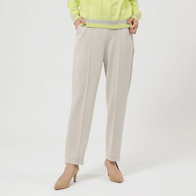 ＜EVEX by KRIZIA (Women)＞【シーズンレスに活躍！】【マシンウォッシャブル】ダンボールニットピンタックパンツ