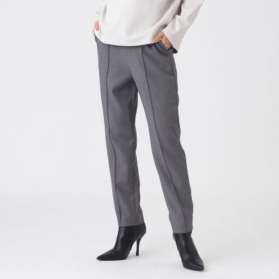 ＜EVEX by KRIZIA (Women)＞【マシンウォッシャブル】ＴＲダブルクロスピンタックパンツ