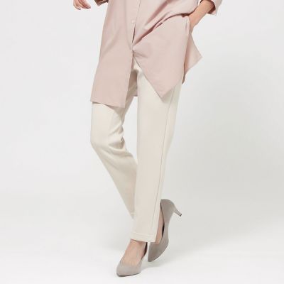 ＜EVEX by KRIZIA (Women)＞【ウォッシャブル】ダンボールニットテーパードパンツ