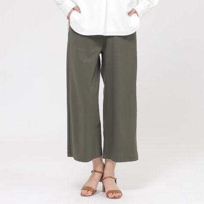 ＜EVEX by KRIZIA (Women)＞【接触冷感】【ＵＶカット】【ウォッシャブル】メリルハイテンションワイドパンツ