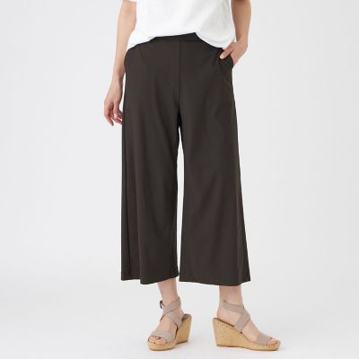 ＜EVEX by KRIZIA (Women)＞【定番人気・新色】【接触冷感・ＵＶカット・ウォッシャブル】メリルハイテンションワイドパンツ