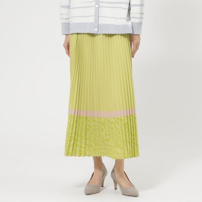 ＜EVEX by KRIZIA (Women)＞【ウォッシャブル】タイガーラインプリーツスカート