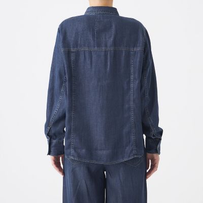L】【マシンウォッシャブル】ラメソフトデニムジャケット | EVEX BY