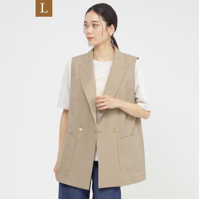 ＜EVEX BY KRIZIA L (Women/大きいサイズ)＞【Ｌ】【ＳＡＮＹＯ　Ｓｔｙｌｅ　ＥＤＩＴＩＯＮ掲載】【接触冷感】【防しわ】【ウォッシャブル】ドライポプリンテーラージレ