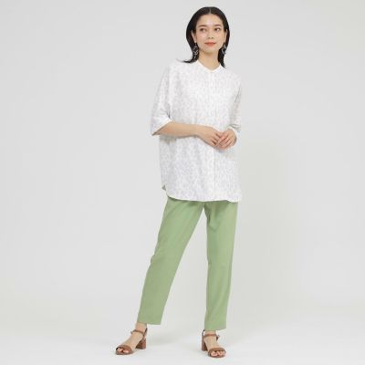 L】【吸水速乾】【ウォッシャブル】パンサープリントバックサテン