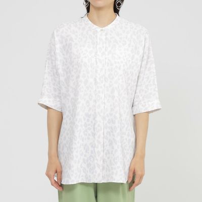 L】【吸水速乾】【ウォッシャブル】パンサープリントバックサテン