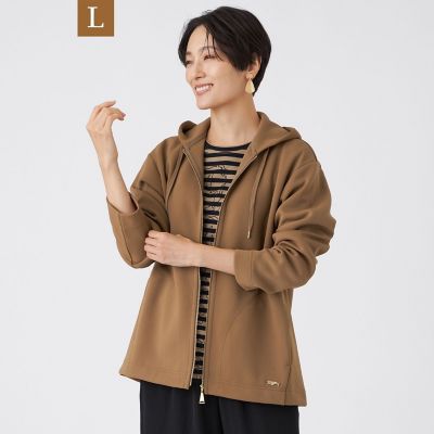 L】【マシンウォッシャブル】ダンボールニットパーカー | EVEX BY