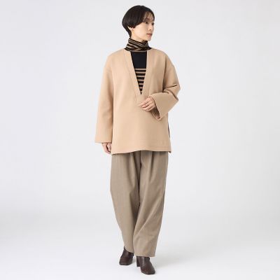 L】【ウォッシャブル】ライトダンボールスキッパープルオーバー