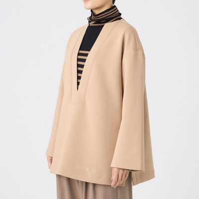 L】【ウォッシャブル】ライトダンボールスキッパープルオーバー