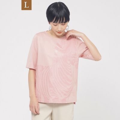 ＜EVEX BY KRIZIA L (Women/大きいサイズ)＞【Ｌ】【ウォッシャブル】シャドーゼブラプリントカットソー