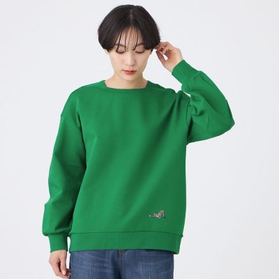 ＜EVEX BY KRIZIA L (Women/大きいサイズ)＞【Ｌ】【ウォッシャブル】ダンボールスウェットプルオーバー