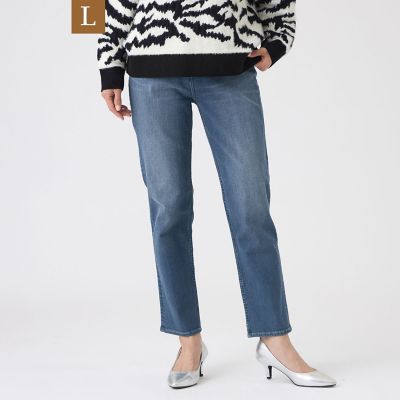 ＜EVEX BY KRIZIA L (Women/大きいサイズ)＞【Ｌ】【ウォッシャブル】ストレッチデニムパンツ