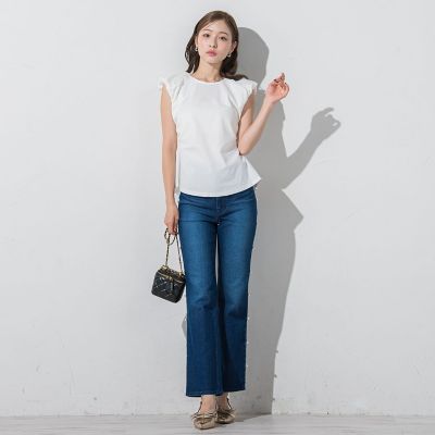 サイドパールデニム≪洗濯機で洗える≫