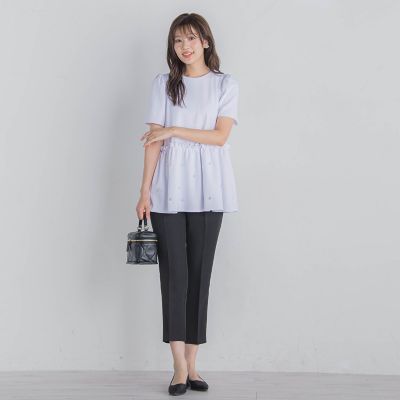 テーパードパンツ≪洗濯機で洗える／撥水加工≫
