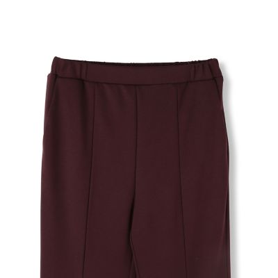 ポンチセンタースリットパンツ≪セットアップ対応／手洗い可能≫