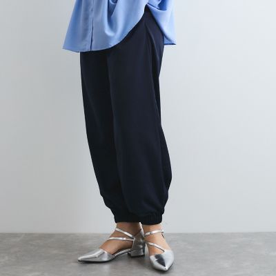 サテンイージージョガーパンツ≪洗濯機で洗える≫
