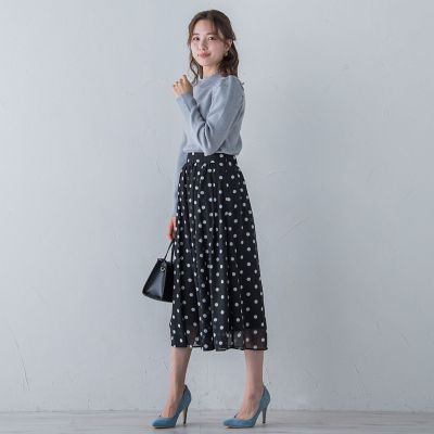 ドットシフォンスカート | ファッション・服 | 三越伊勢丹オンライン  
