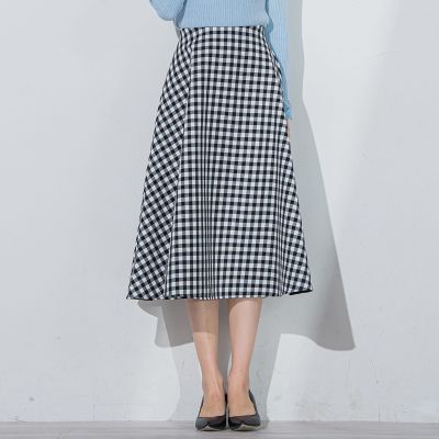 ギンガムサーキュラースカート