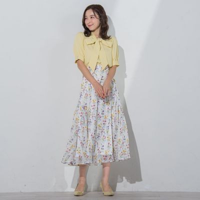 ラメシアーフラワースカート