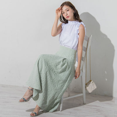 ＜QUEENS COURT（Women）＞ジャガードスカート≪手洗い可能≫