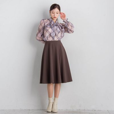 ベーシックサーキュラースカート≪撥水加工／手洗い可能≫
