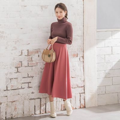 ロングサーキュラースカート≪撥水加工／手洗い可能≫