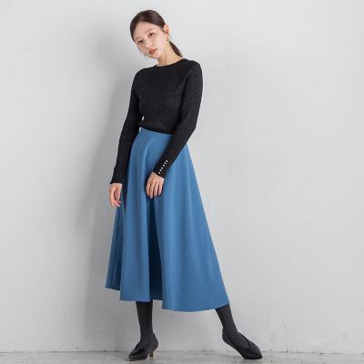 ロングサーキュラースカート≪撥水加工／手洗い可能≫ | QUEENS