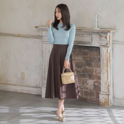 ロングサーキュラースカート≪撥水加工／手洗い可能≫