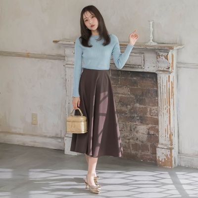 ロングサーキュラースカート≪撥水加工／手洗い可能≫