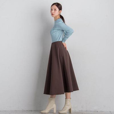 ロングサーキュラースカート≪撥水加工／手洗い可能≫
