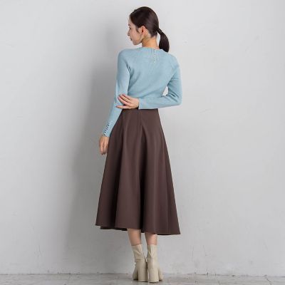 ロングサーキュラースカート≪撥水加工／手洗い可能≫