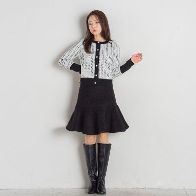 グレー ファー ミニスカート 2558fed3ece58065330499e9ffe509