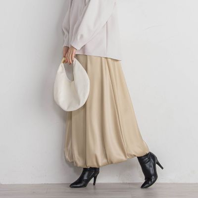 ラメサテンバルーンスカート≪手洗い可能≫ | QUEENS COURT