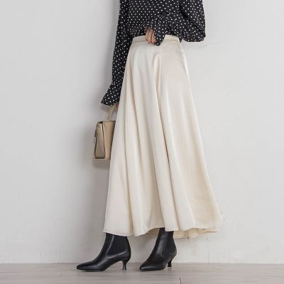 マチ付フレアスカート≪セットアップ対応／洗濯機で洗える≫