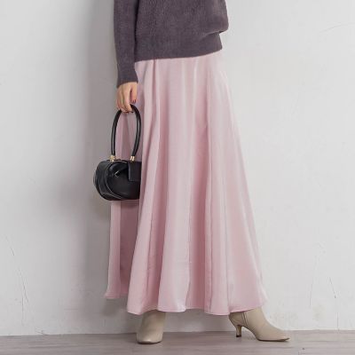 新品タグ付⭐️完売品⭐️パステルミモレフレアスカート ピンク