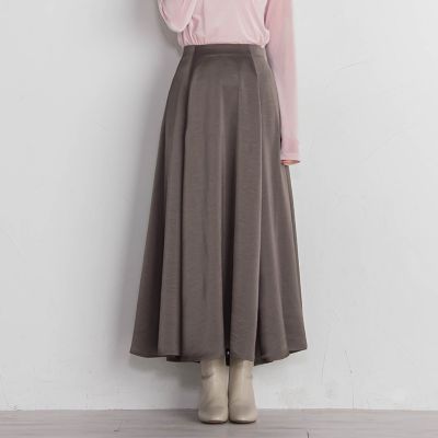 マチ付フレアスカート≪セットアップ対応／洗濯機で洗える≫