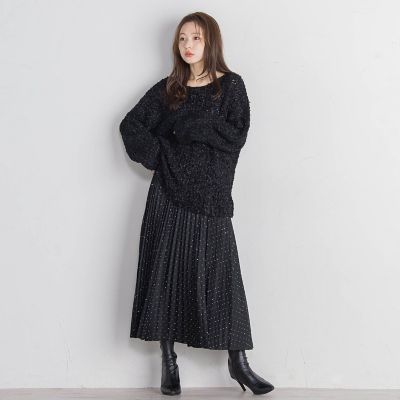 ホットフィットプリーツスカート≪手洗い可能≫