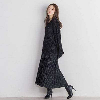 ホットフィットプリーツスカート≪手洗い可能≫