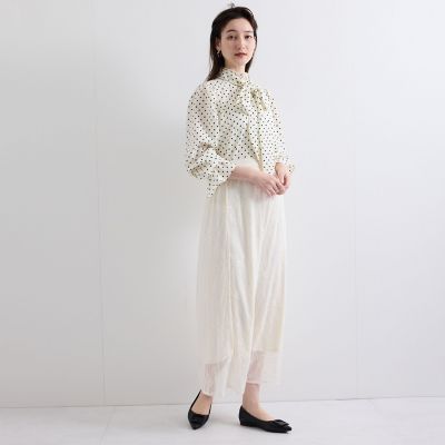 シアーストレッチレーススカート≪洗濯機で洗える≫ | QUEENS COURT