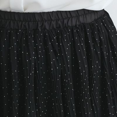 シフォンジョーゼットランダムプリーツスカート≪手洗い可能≫