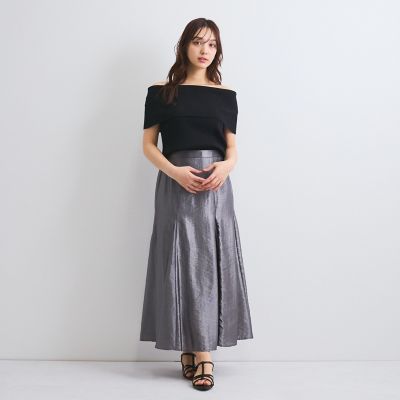シャイニートリコットスカート≪手洗い可能≫