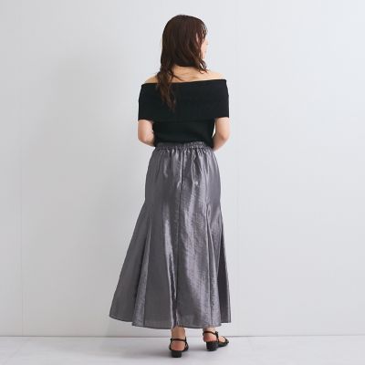 シャイニートリコットスカート≪手洗い可能≫