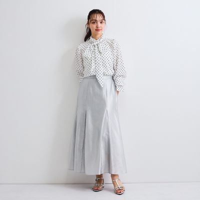 シャイニートリコットスカート≪手洗い可能≫