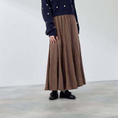 ＜QUEENS COURT（Women）＞割繊タンブラーピーチマーメイドスカート≪手洗い可能≫