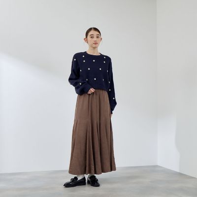 割繊タンブラーピーチマーメイドスカート≪手洗い可能≫ | QUEENS