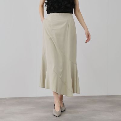 ＜QUEENS COURT（Women）＞デシンバイアスマーメイドスカート
