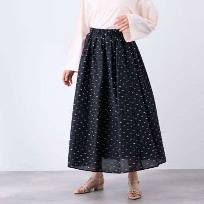 シフォンドットティアードスカート≪手洗い可能≫ | QUEENS COURT