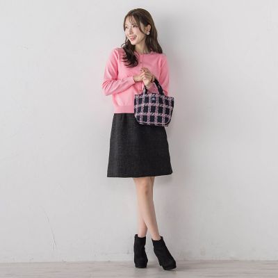 ツイード ミニスカート | QUEENS COURT (Women)/クイーンズコート