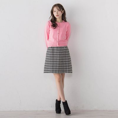 ツイード ミニスカート | QUEENS COURT (Women)/クイーンズコート