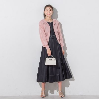 ラメシアーニットパーカー≪手洗い可能≫